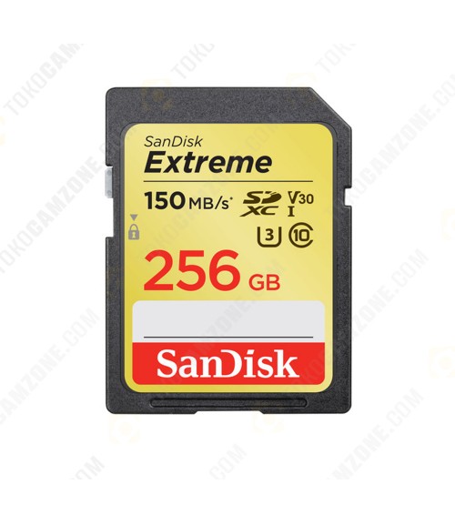 SanDisk Extreme SDHC UHS-I U3 150MB/s 256GB - SDSDXV5